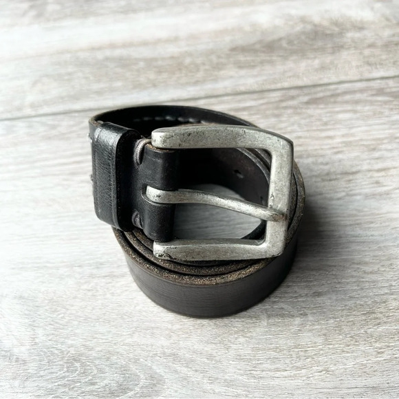 Timberland Brown Premium Leather Belt - Picture 1 of 14